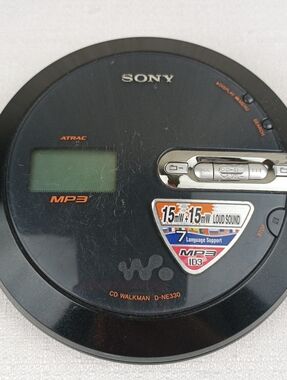 Sony walkman D-NE330 portable MP3/cd player tested works.